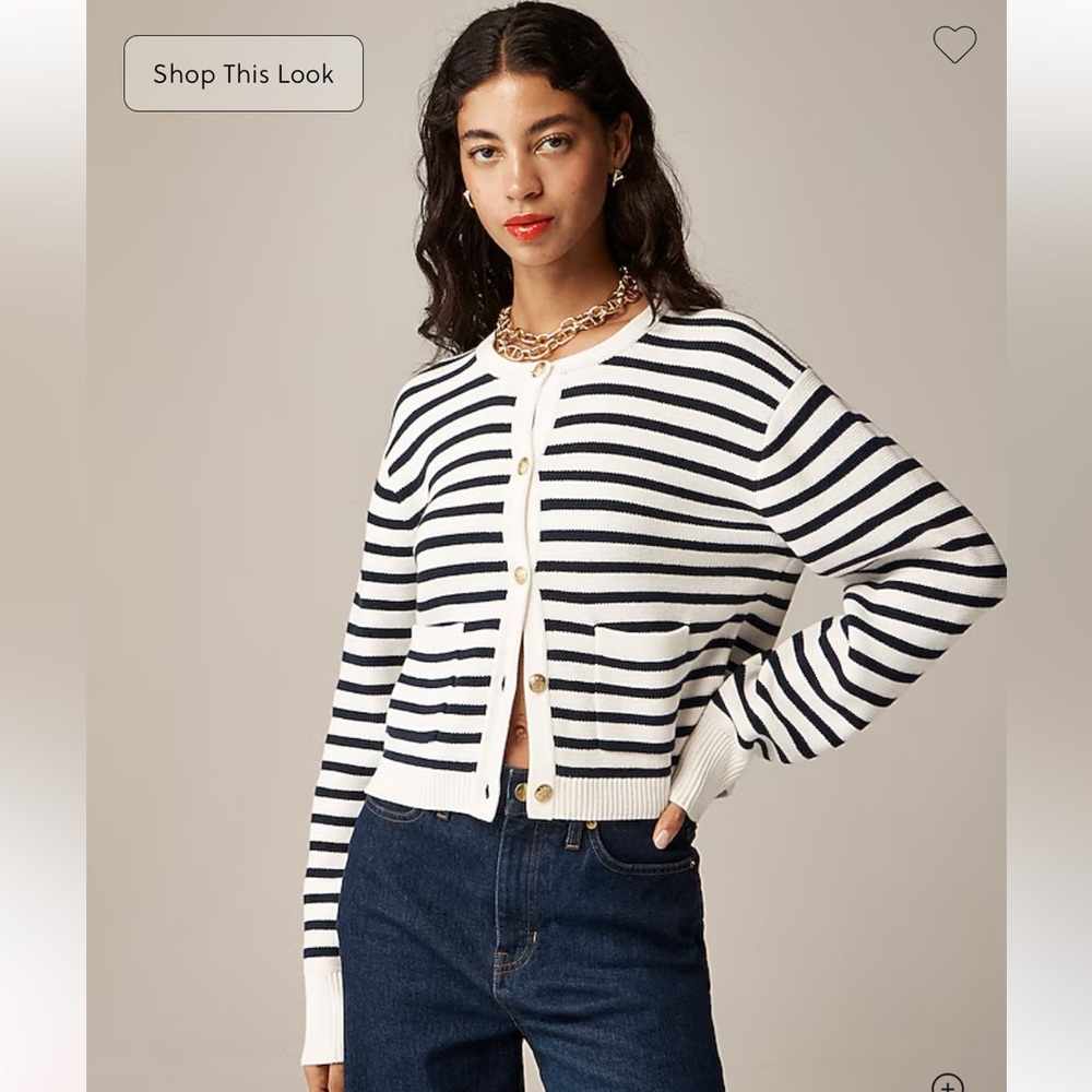 NWT J.Crew Relaxed Emilie Sweater Lady Jacket